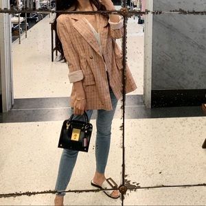 ASOS Plaid oversized blazer